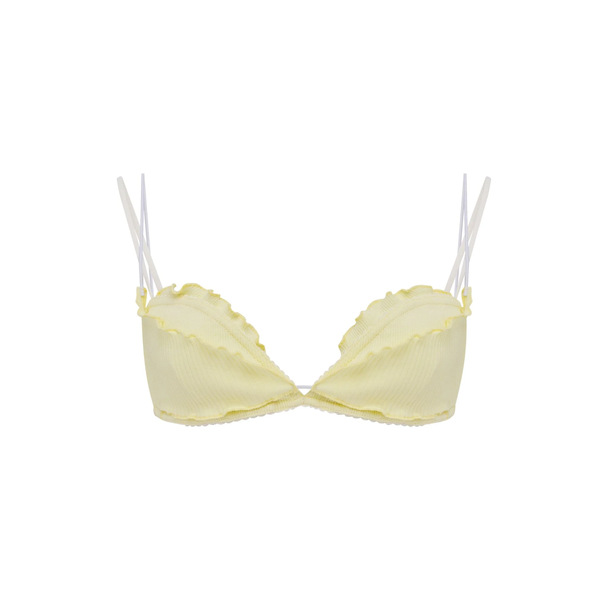 Bra with Layers in Yellow