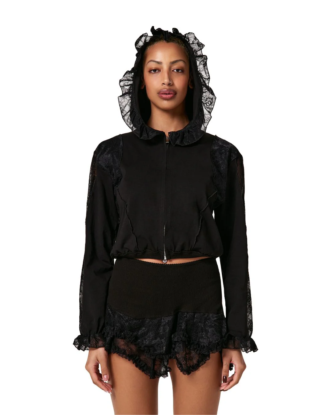 Double Skort in Black - Image 3