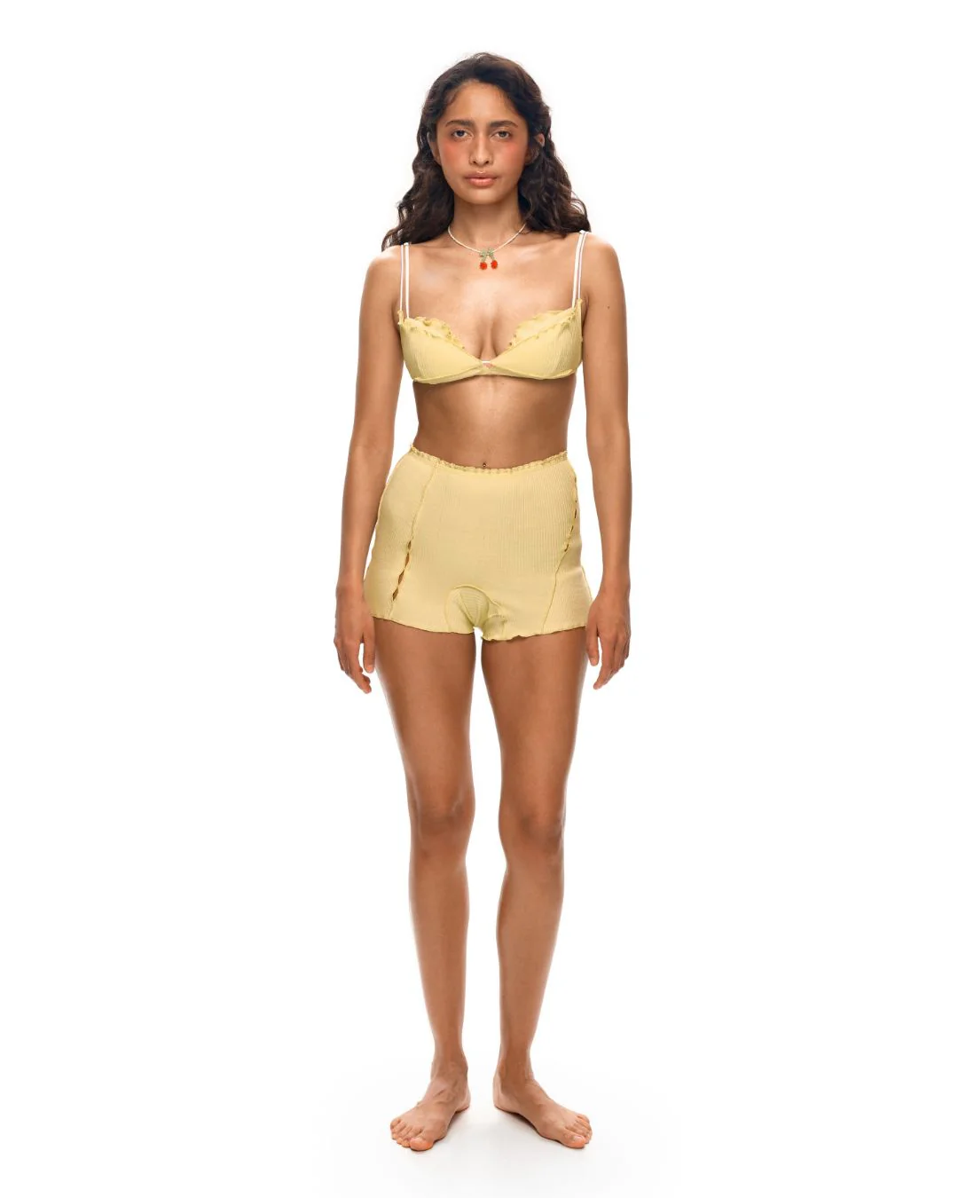 Bra with Layers in Yellow - Image 5