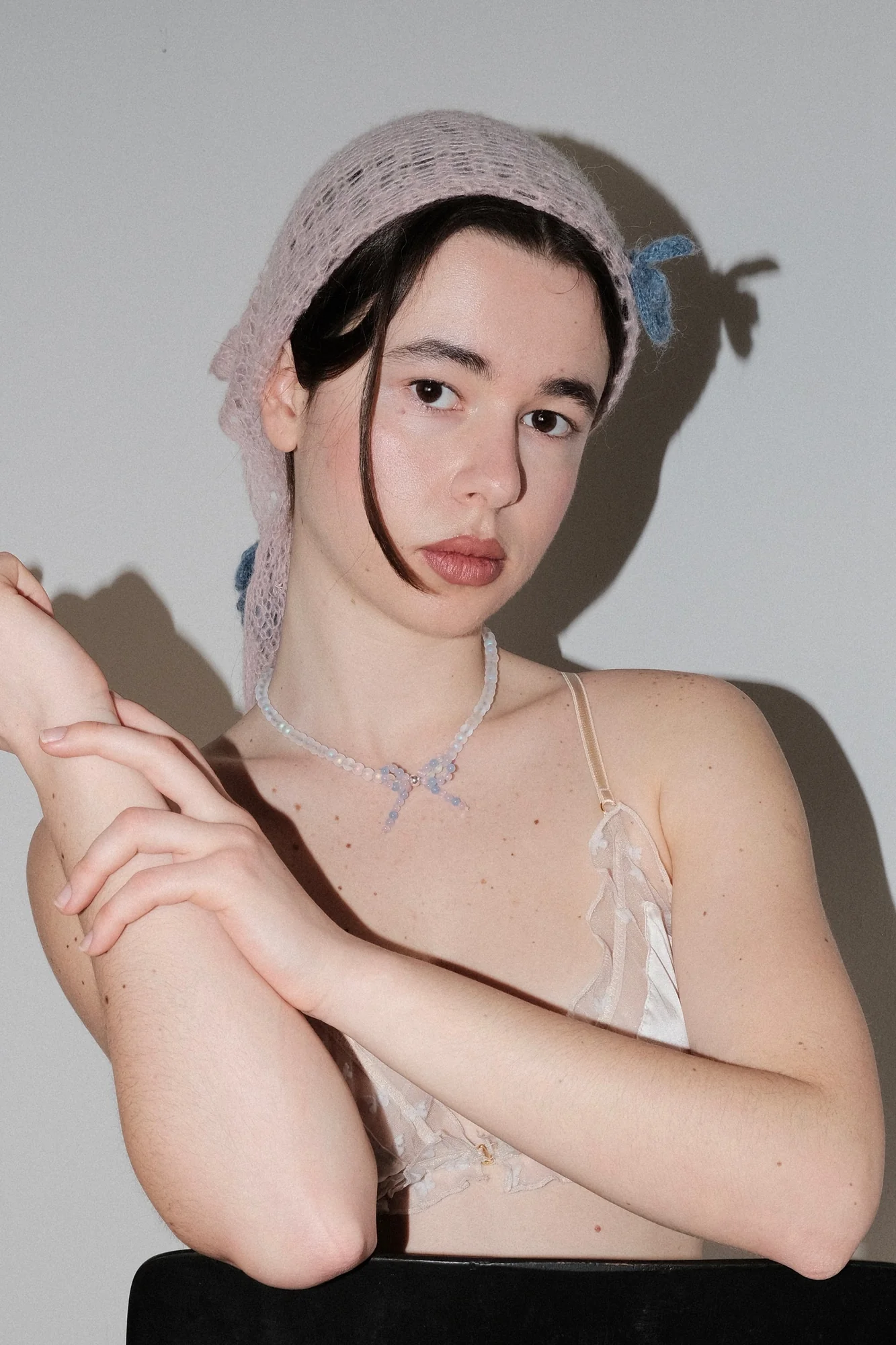 Necklace Moonstone Bow - Image 3