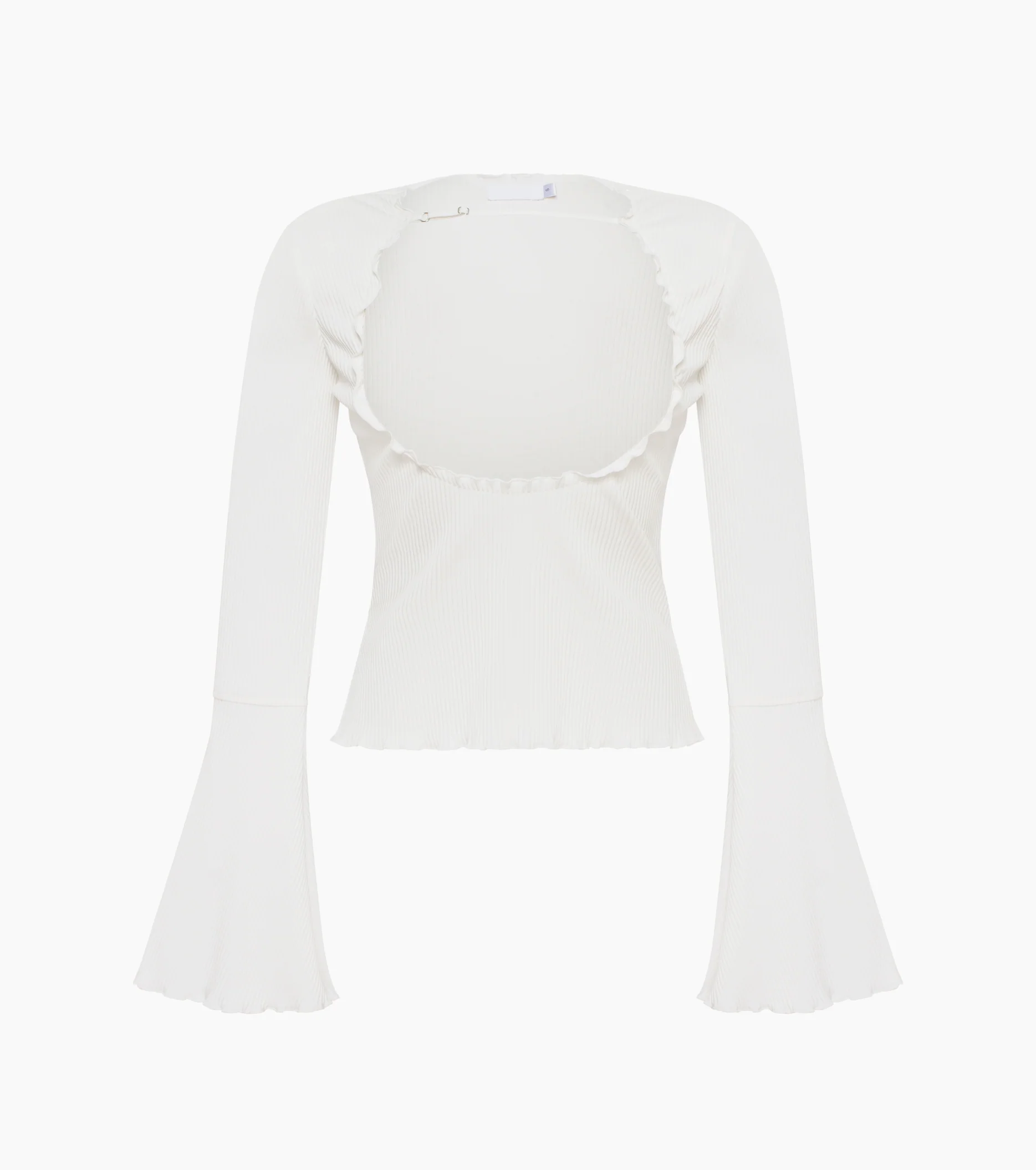 Open-chest Sweater in White