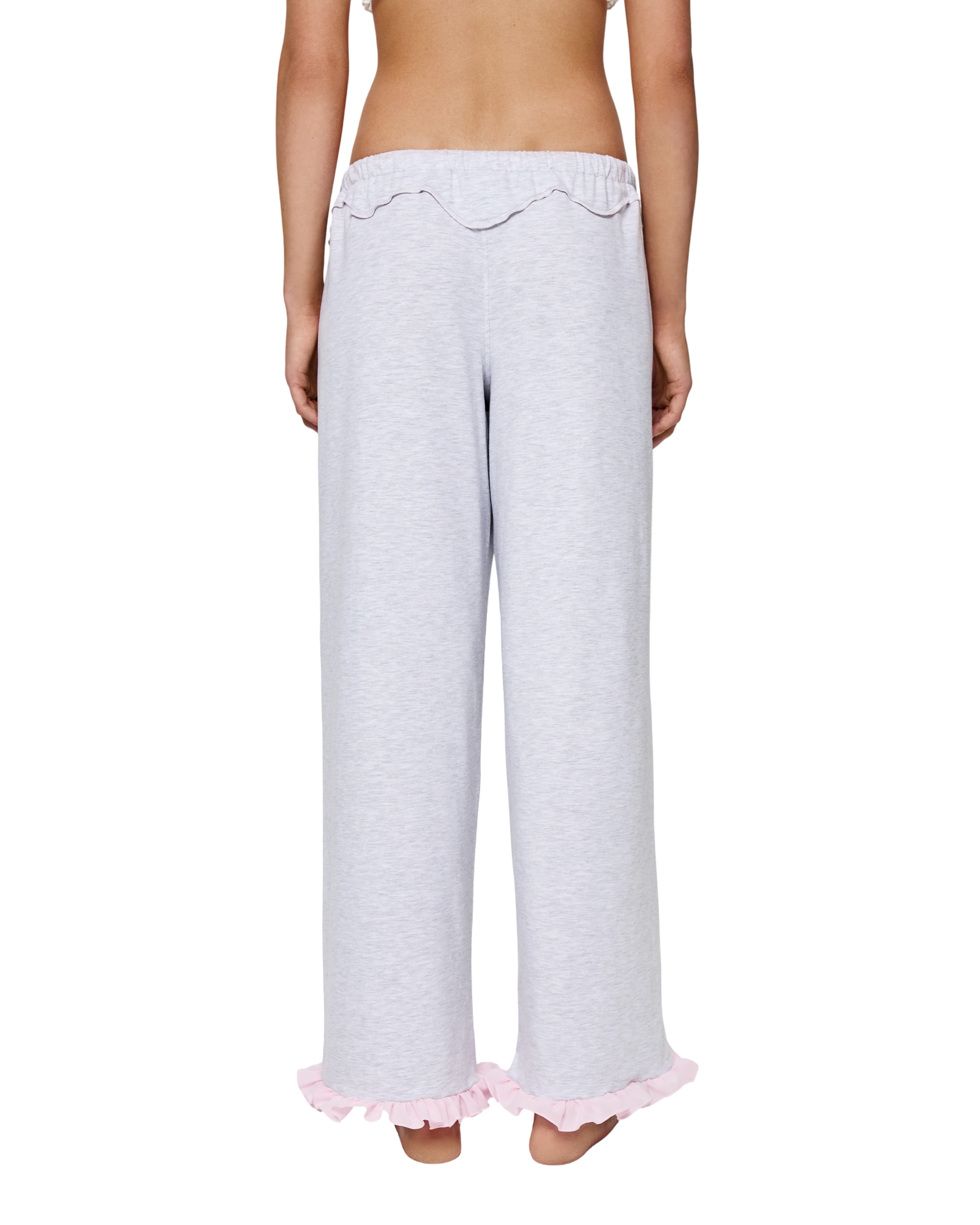 Pants with Heart and Swan in Grey - Image 4