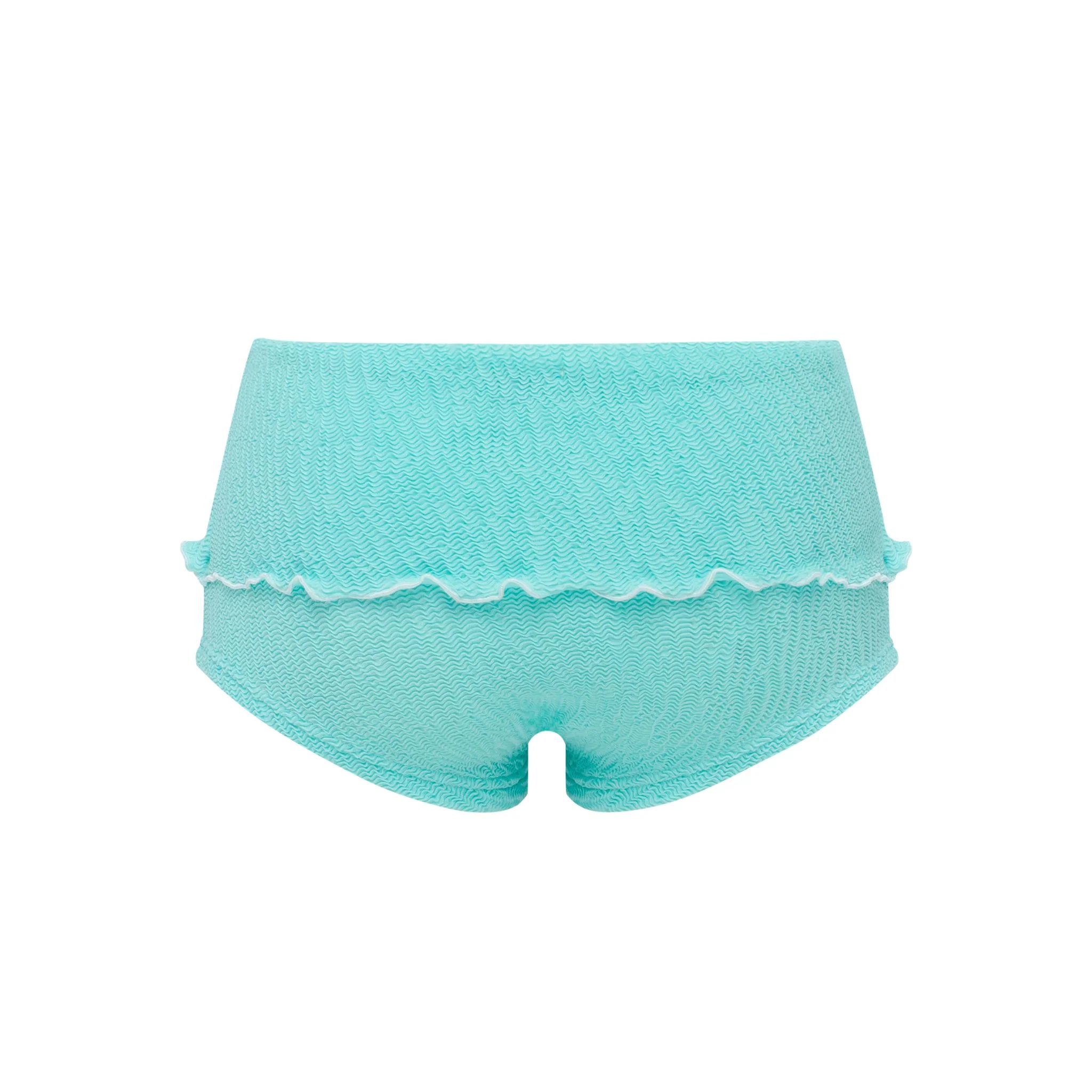 Swim shorts with bow in mint - Image 2