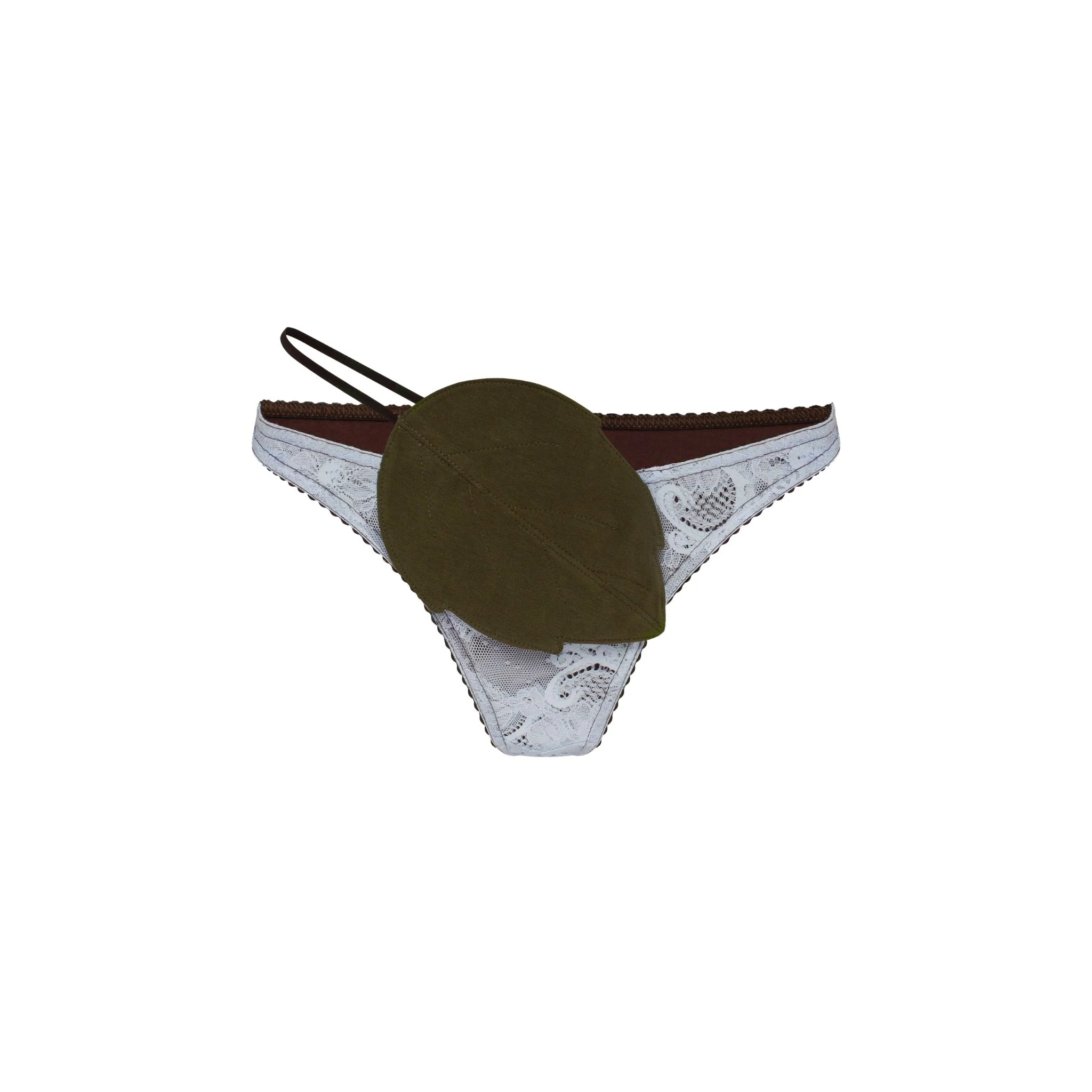 Tanga with Leaves Multicolor