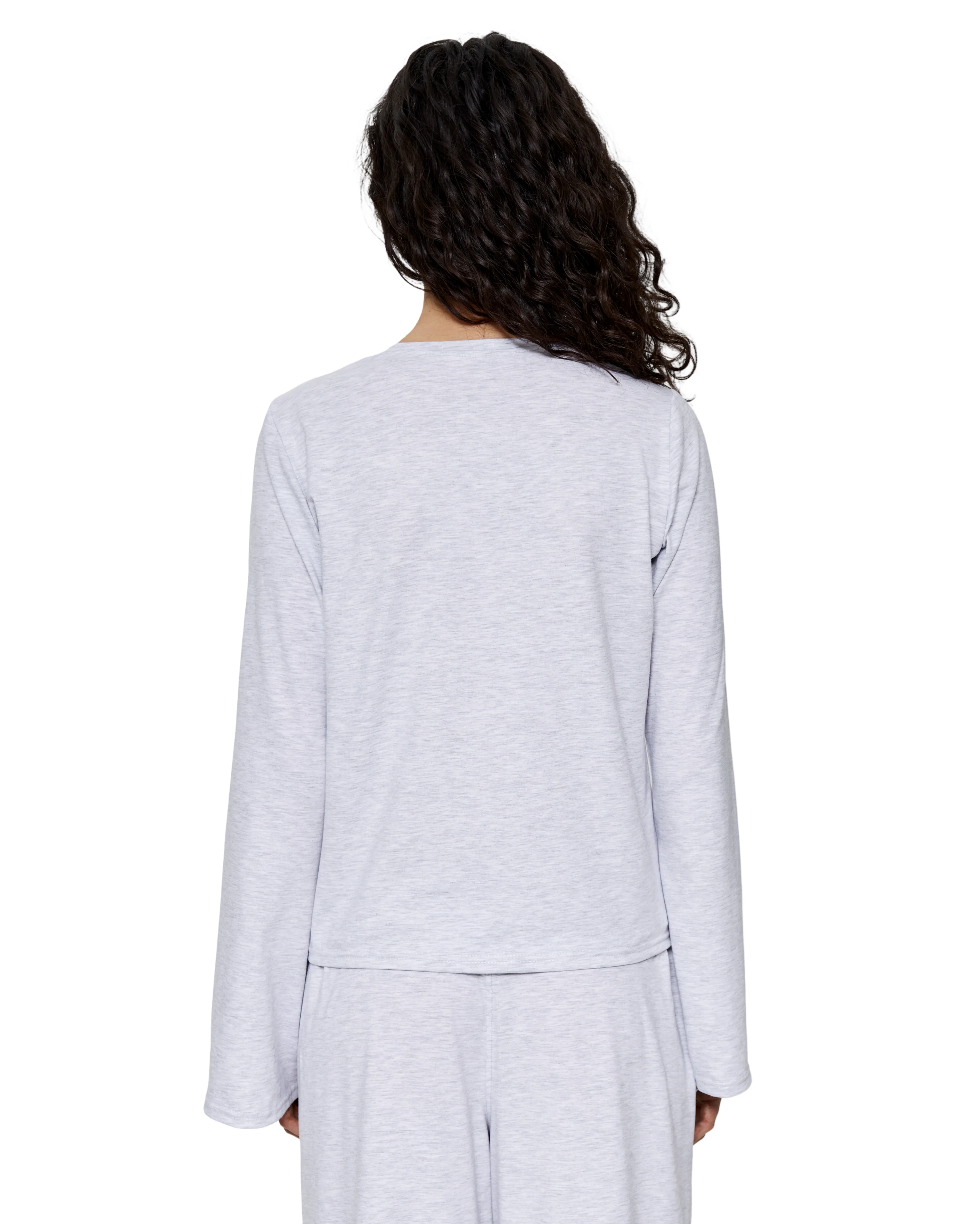 Top with Heart and Swan in Grey - Image 4