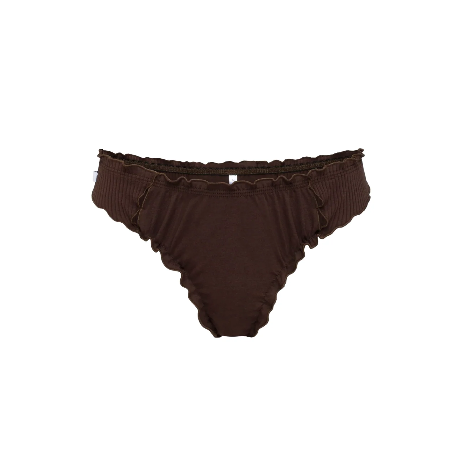 Iconic Wavy Tanga in Brown