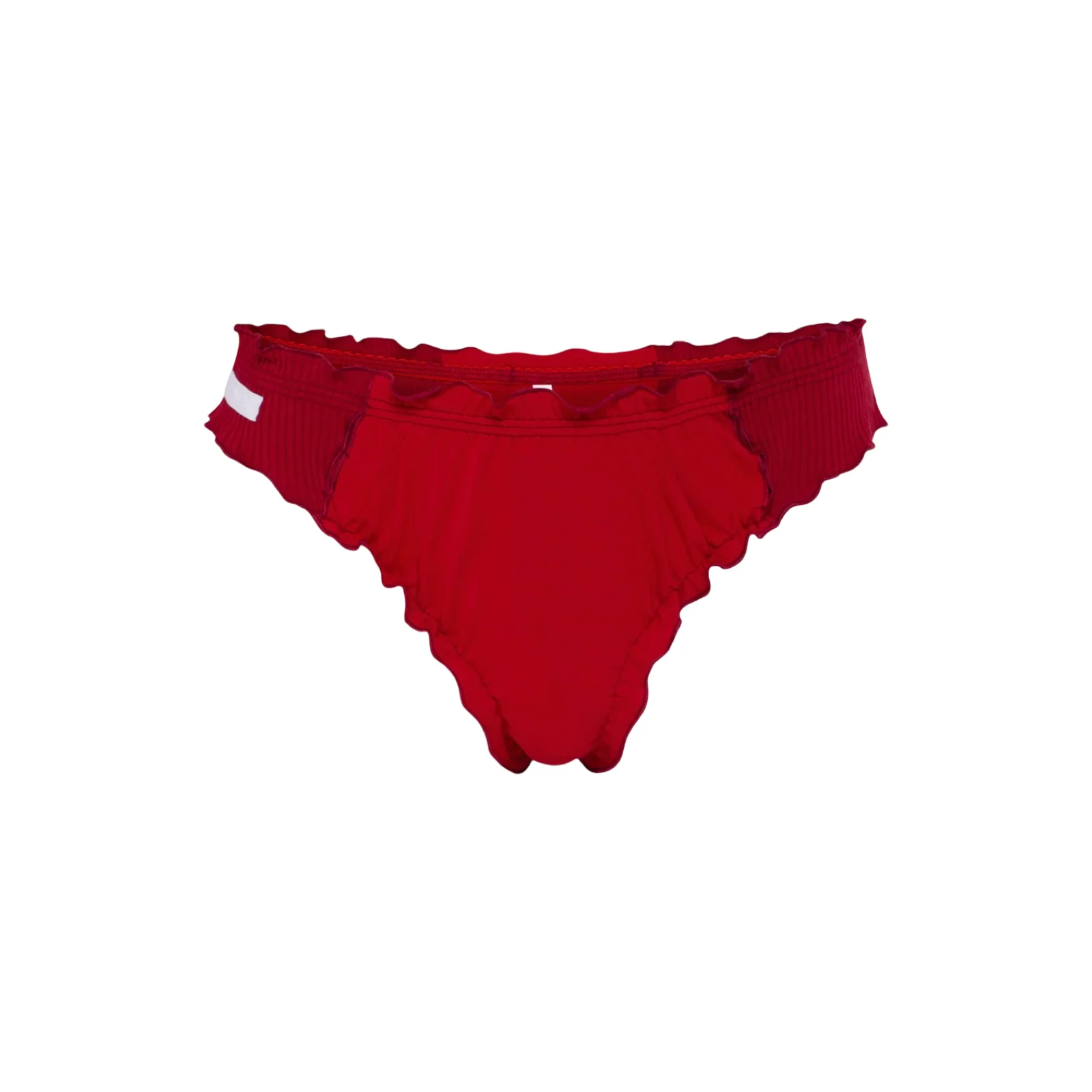 Iconic Wavy Tanga in Burgundy